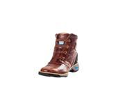 Cinch Work Boots Womens Leather WRX Gator Print 9.5 B Brown WXW138