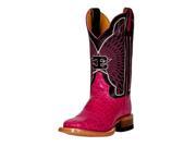 Cinch Western Boots Womens Leather Fushion 7 B Pink Black CEW510