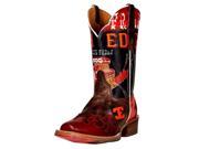 Cinch Western Boots Mens Edge Speed Freak Leather 9.5 D Brown CEM120