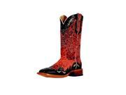 Cinch Western Boots Womens Champion Cheetah Square 6.5 B Red CFW2001