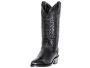 Laredo Western Boots Mens Jacksonville Cowboy 8 D Black Deertan 6691