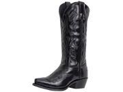Laredo Western Boots Mens Hawk Stitched Snip Toe 8.5 EW Black 6860