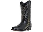 Laredo Western Boots Mens London Stitched Round Toe 8 D Black 4210