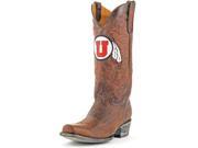 Gameday Boots Mens Western Cowboy Utah Utes 10 D Brass UUT M209 1