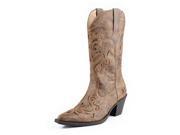 Roper Western Boots Womens Fashion 7.5 B Tan 09 021 1556 0768 TA