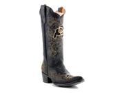 Gameday Boots Womens Western Colorado Buffs 8 B Black Gold COL L015 1