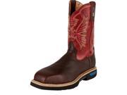 Cinch Work Boots Mens WRX CT Safety Toe Leather 9.5 D Brown WXM142SW