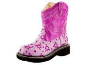 Roper Western Boots Girls Chunk Bling 9 Child Pink 09 018 1531 0837 PI
