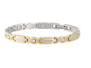 Sabona Jewelry Womens Bracelet Lady Executive Gem Magnetic L Gold 305