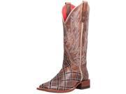 Macie Bean Western Boots Womens Patchwork 7 M Moka Sabotage Bone M9082