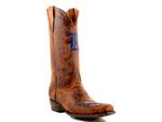 Gameday Boots Mens Western Cowboy Rice Owls 10.5 D Brass RIC M005 1