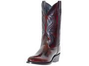 Laredo Western Boots Mens London Round Cowboy 10.5 D Black Cherry 4216