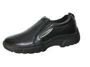 Roper Western Shoes Mens Leather Slip 8.5 D Black 09 020 0601 0208 BL