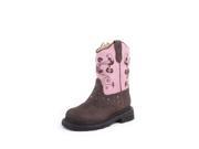 Roper Western Boots Girls Lights 7 Infant Brown 09 017 1202 0022 BR