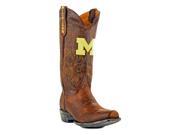 Gameday Boots Mens Western Michigan Wolverines 10 D Brass MIC M205 1