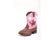 Roper Western Boots Girl Kid Lights 5 Infant Brown 09 017 1201 1206 BR