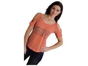Roper Western Shirt Womens S S L Orange Golden 03 039 0513 6016 OR