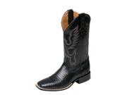 Ferrini Western Boots Mens Teju Lizard Exotic 10 D Black 11193 04