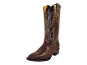 Ferrini Western Boots Mens Teju Lizard Exotic 10 D Chocolate 11111 09