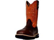 Cinch Work Boots Mens WRX CT Safety Toe 7.5 D Brown Orange WXM109SW