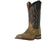 Laredo Western Boot Men Lodi Stockman Sq Toe 9 EW Taupe Chocolate 7898