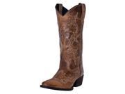 Laredo Western Boots Womens Cross Point 13 Shaft 10 M Brown 52033