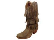 Twisted X Western Boots Womens Fringe Square 13 8 B Bomber WSO0017