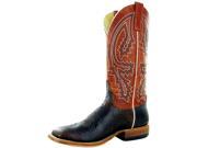 Anderson Bean Western Boots Mens Mike Tyson Bison 13 D Rust Lava S1105