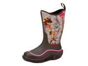 Muck Boots Girls Hale Camo Neoprene Waterproof 3 Child Brown KBH HTLF