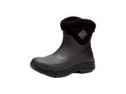 Muck Boots Women Arctic Apres Cuffed Faux Fur 8 Black Charcoal AP8 000