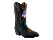 Gameday Boots Boy Boise Round Toe Embroidered 1 Child Black BSU B005 2