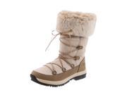 Bearpaw Boots Womens Faux Fur Leslie Snow Leather WP 10 M Taupe 1932W