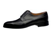 Ferrini Dress Shoes Mens French Calf Lace Up Oxford 11 D Black F3704