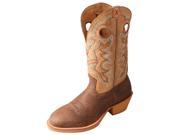 Twisted X Western Boots Mens Ruff Stock 9.5 D Crazy Horse MRS0044