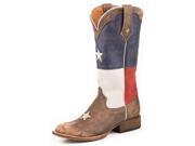Roper Western Boots Womens Rebel Texas Flag 8.5 B 09 021 7001 0203 BR