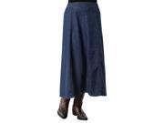 Roper Western Skirt Womens Long Zipper S Blue 03 060 0594 7032 BU