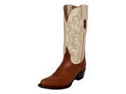 Ferrini Western Boots Womens Snip Toe Stitching 10 B Cognac 82261 02