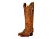 Cinch Western Boots Womens Pull Strap Snip 6.5 B Mad Dog Brown CFW1004