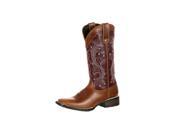 Durango Western Boots Womens Mustang Pull Square 8.5 M Brown DRD0133