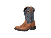 Rocky Western Boot Boys Light Big Kids WP Saddle 6 Youth Brown RKW0164