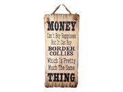 Cowboy Signs Wood Wall Hanging Humorous Buy Border Collie White 8219