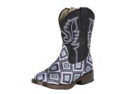 Roper Western Boots Girls Diamonds 8 Infant Black 09 017 1901 1523 BL