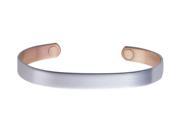Sabona Jewelry Mens Womens Bracelet Copper Magnetic L Silver 530