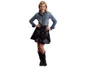 Stetson Western Skirt Womens Aztec 10 Black Gray 11 060 0597 0607 BL