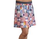Stetson Western Skirt Women Patchwork Flare 4 Blue 11 060 0590 0476 MU