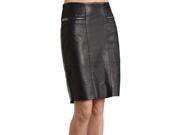 Stetson Western Skirt Womens Lamb Skin XL Black 11 060 0539 0695 BL