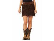 Stetson Western Skirt Womens Suede Zipper 8 Brown 11 060 0539 0676 BR