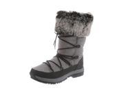 Bearpaw Boots Womens Faux Fur Leslie Snow Leather WP 9 M Gray 1932W