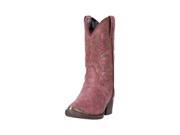 Laredo Western Boots Girls Tobi Cowgirl Stitching 9 Child Pink LC2227