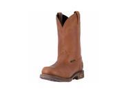 Dan Post Work Boots Mens Lawton WP Leather Pull 10.5 M Brown DP69394